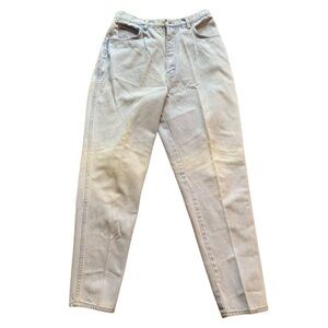 Vintage 80’s/90’s Women’s Palmetto’s Faded High Waisted Jeans Size 14